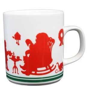 1984 Avon Santa Claus Silhouette Mug